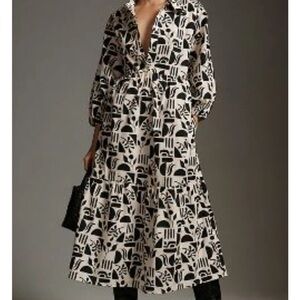 Maeve "The Bettina" Tiered Shirt Dress from Anthropologie